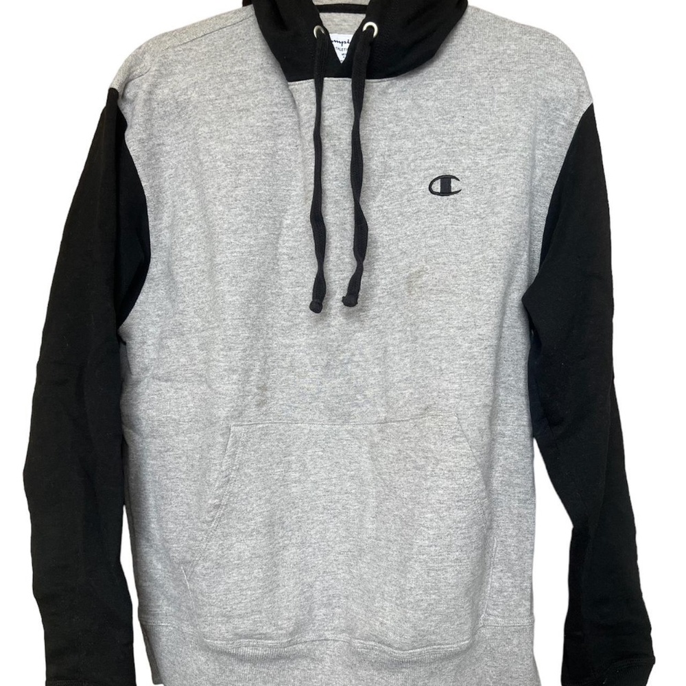 Champion grey and black hoodie